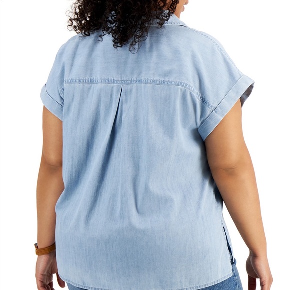 Camp Shirt - Macy’s Plus Size Brand New - Picture 2 of 6